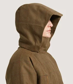 Field Coats|Purdey Women's Technical Tweed Lancashire Field Coat In Lomond