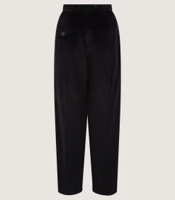 Trousers & Breeks|Purdey Women's Triple Pleat Trouser In Black