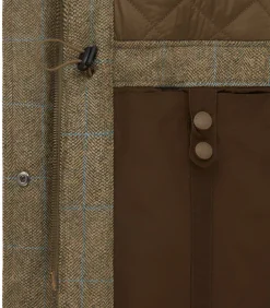 Field Coats|Purdey Women's Tweed Raglan Field Coat In Macaterick