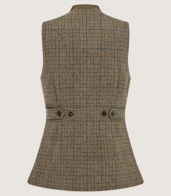 Sporting Vests & Gilets|Purdey Women's Tweed Sporting Vest in Maree