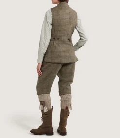 Sporting Vests & Gilets|Purdey Women's Tweed Sporting Vest in Maree