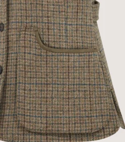 Sporting Vests & Gilets|Purdey Women's Tweed Sporting Vest in Maree