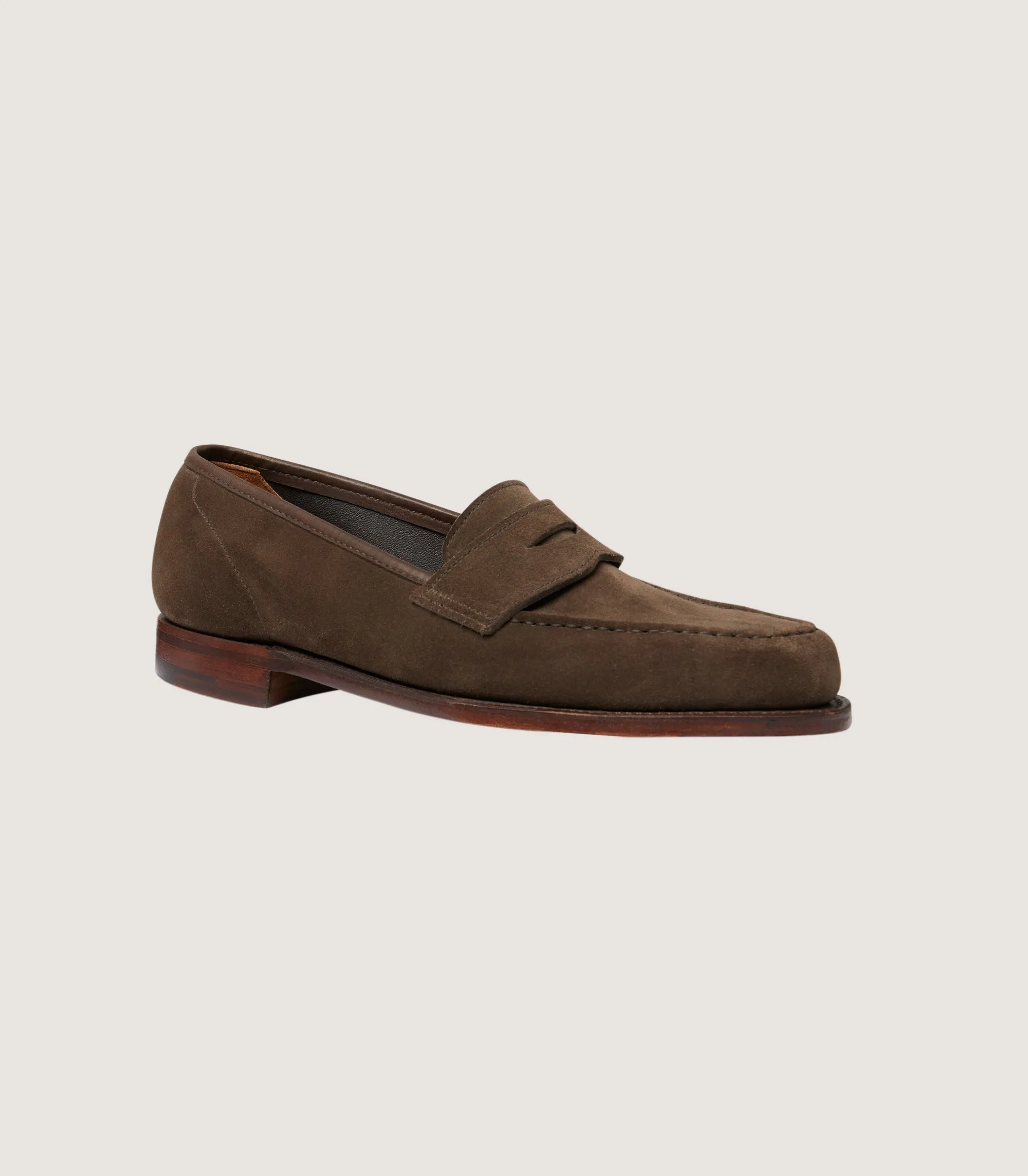 Footwear|Purdey Women's Unlined Suede Penny Loafers With Superflex Leather Sole