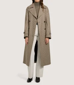 Outerwear|Purdey Women's Walnut Hanover Trench Coat