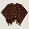Capes & Ponchos|Purdey Women's Welbeck Poncho in Chocolate