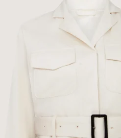 Fleece & Jackets|Purdey Women's Wilton Jacket in Ivory