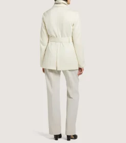 Fleece & Jackets|Purdey Women's Wilton Jacket in Ivory
